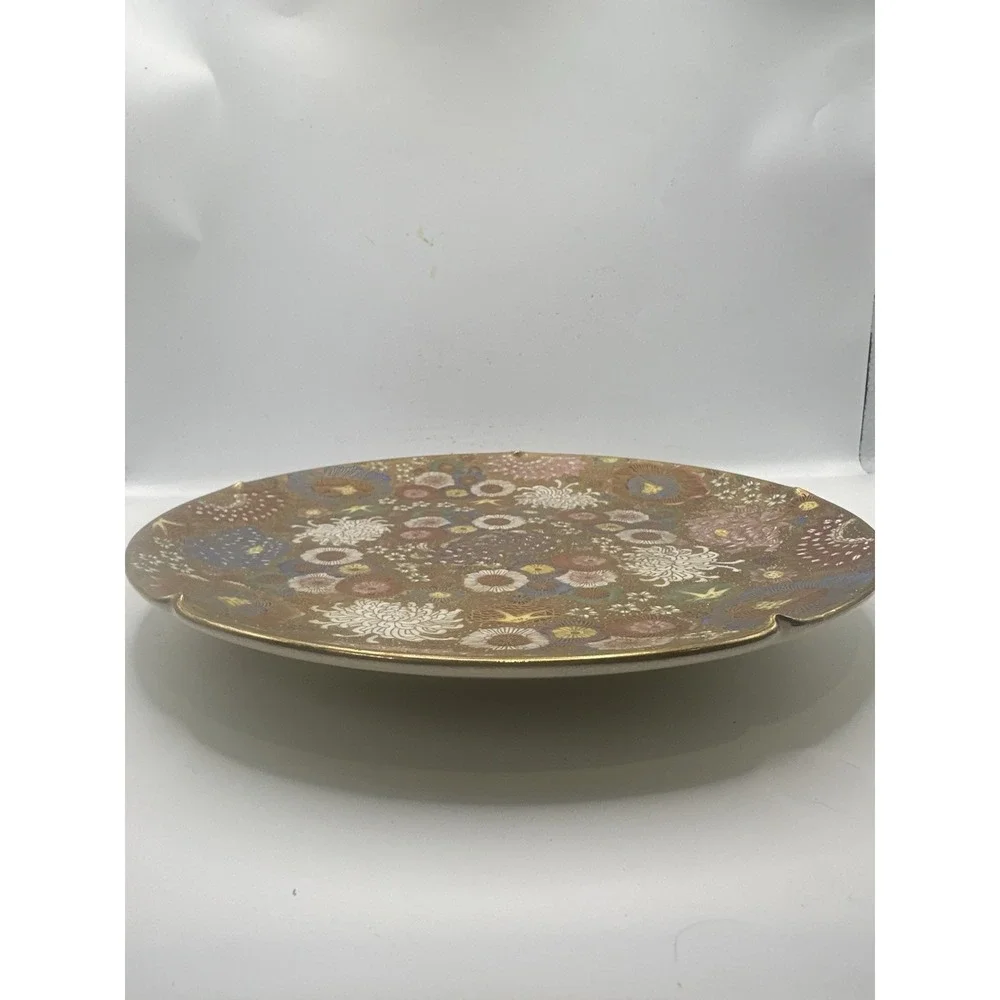 Vintage Japanese Satsuma Millefleur Thousand Flowers 9